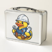 Lunch Box Ingénieur Canard en Caoutchouc (Dos)