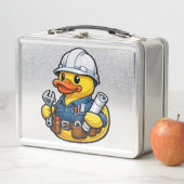 Lunch Box Ingénieur Canard en Caoutchouc (En situation)
