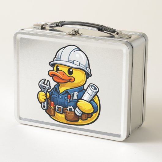 Lunch Box Ingénieur Canard en Caoutchouc (Devant)