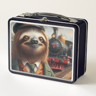 Lunch Box Ingénieur de train Sloth