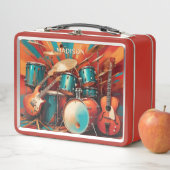 Lunch Box Instruments de musique de nom personnalisé (En situation)
