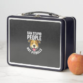 Lunch Box Interdire les gens stupides pas Pitbulls Chien (En situation)