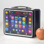 Lunch Box Interface technologique d'écran d'application de s (En situation)