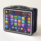 Lunch Box Interface technologique d'écran d'application de s (Devant)