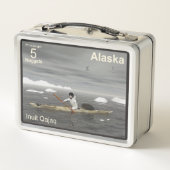 Lunch Box Inuit Kayak - Postage en Alaska (Dos)