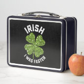 Lunch Box Irlandais J'Étais Plus Rapide Courir Course St Pat (En situation)