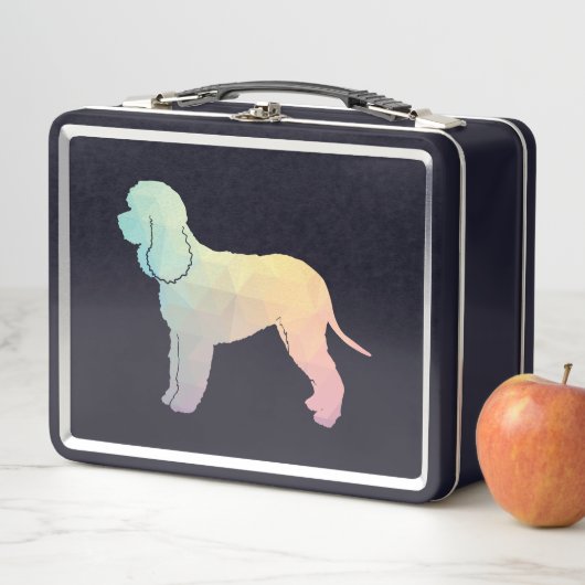 Lunch Box Irlandais Water Dog Geo Silhouette Pastel (En situation)