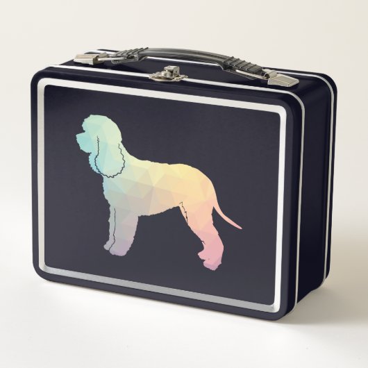 Lunch Box Irlandais Water Dog Geo Silhouette Pastel (Devant)