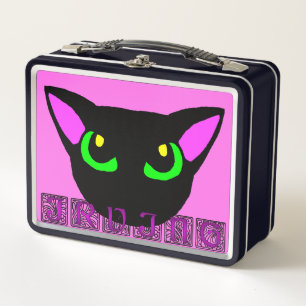 Lunch Box Irving the Black Kitty