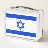 Lunch Box Israël drapeau bleu et blanc moderne patriotique (Dos)