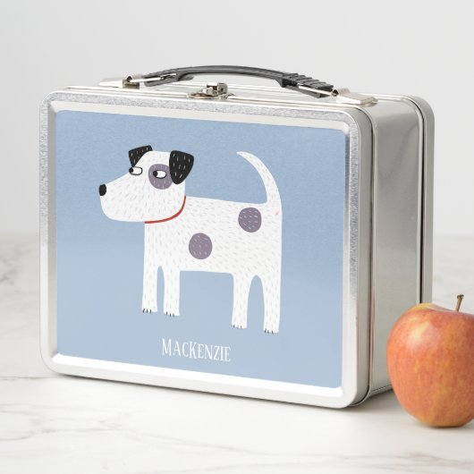 Lunch Box Jack Russell Terrier Chien Nom Personnalisé (En situation)