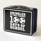 Lunch Box J'Ai Éclaté Mon Chemin À Travers 100 Jours Soccer (Devant)