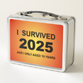Lunch Box J'ai survécu 2025 (Dos)