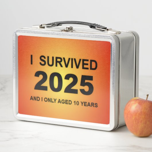 Lunch Box J'ai survécu 2025 (En situation)