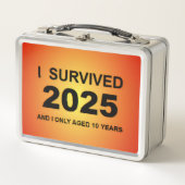 Lunch Box J'ai survécu 2025 (Devant)