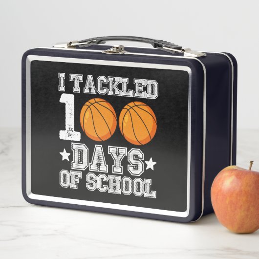 Lunch Box J'ai traité 100 jours de basket-ball scolaire (En situation)