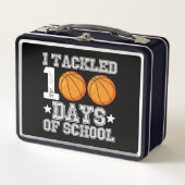 Lunch Box J'ai traité 100 jours de basket-ball scolaire (Devant)
