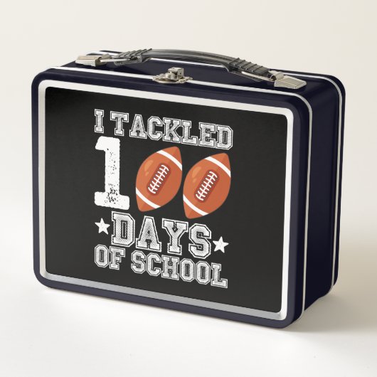 Lunch Box J'ai traité 100 jours de football scolaire (Devant)