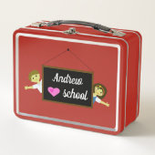 Lunch Box J'aime retourner à l'école (Devant)