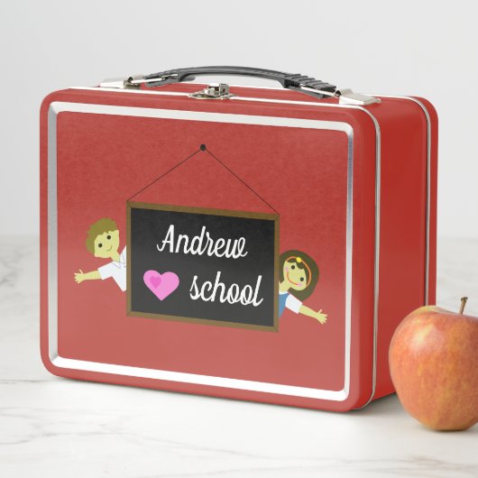 Lunch Box J'aime retourner à l'école (En situation)