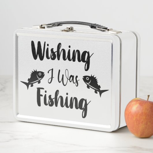 Lunch Box J'aimerais pêcher une citation drôle (En situation)