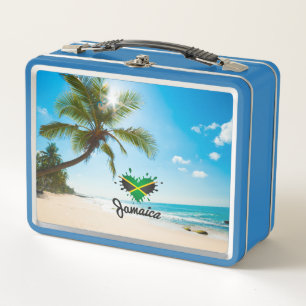 Lunch Box Jamaican Island Proud Jamaicans Reggae Rasta Roots