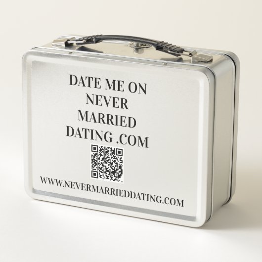 Lunch Box Jamais Marié. Boîte à lunch Com (Dos)