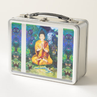 Lunch Box Jardin bouddhiste tibétain Maureen Girard Coloré