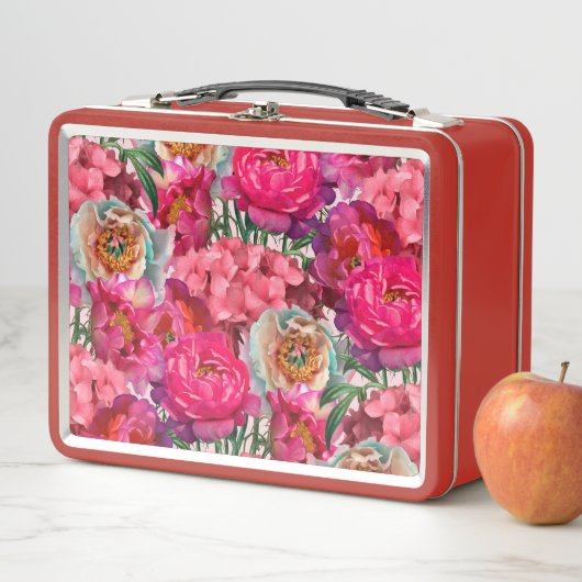 Lunch Box Jardin fleuri romantique (En situation)