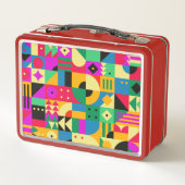 Lunch Box Jardin Moderne Abstrait (Dos)