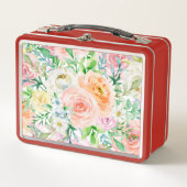 Lunch Box Jardin romantique pastel (Devant)