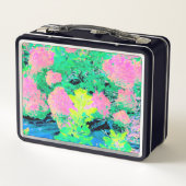 Lunch Box Jardin rose d'Hydrangea avec olivier jaune (Dos)