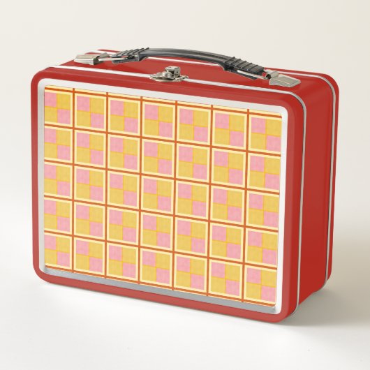 Lunch Box Jaune et rose (Devant)