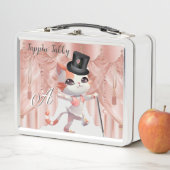 Lunch Box Jazzy Tap Dancing Tabby Chat Casquette Canne Monog (En situation)