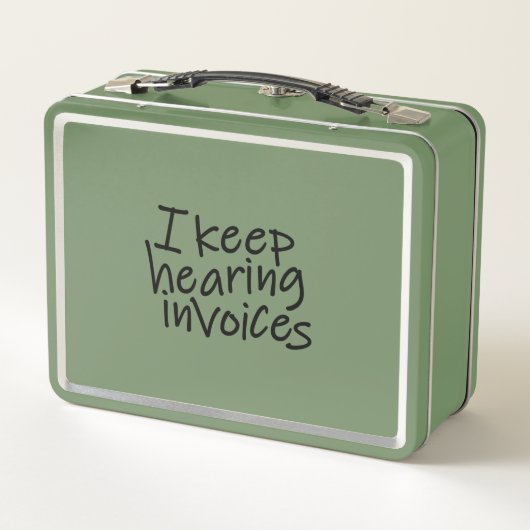 Lunch Box Je continue à entendre des factures (Dos)