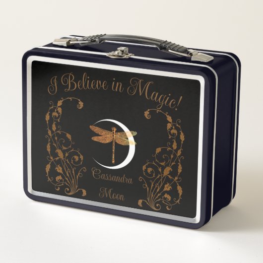 Lunch Box Je crois en la magie ! Personnalisé (Devant)