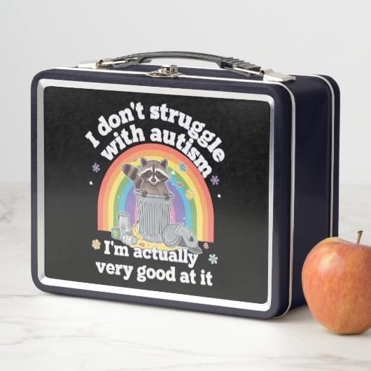 Lunch Box Je Ne Lutte Pas Avec L'Autisme Autistique Funny Ra (En situation)