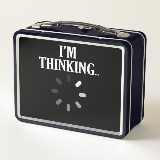 Lunch Box Je pense programmeur informatique informatique (Dos)