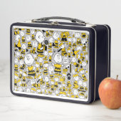 Lunch Box Je Suis Charlie Motif Brown (En situation)