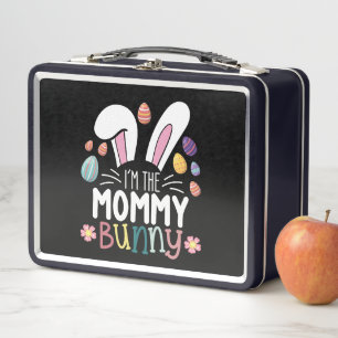 Lunch Box Je suis La maman Bunny de la famille de Pâques mam