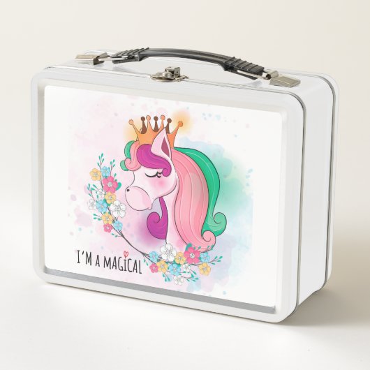 Lunch Box Je suis Licorne Magique (Devant)