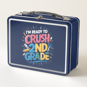 Lunch Box Je suis prêt à écraser la rentrée en 2e année