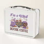 Lunch Box Je suis sorcière avant le café (Dos)