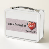 Lunch Box Je suis un ami de Dieu ! (Dos)