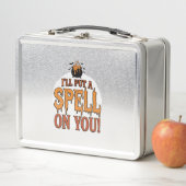 Lunch Box Je vais jeter un sort sur vous Halloween Chaudron (En situation)