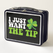 Lunch Box Je Veux Juste Le Conseil Shamrock St Patrick's Day (Devant)