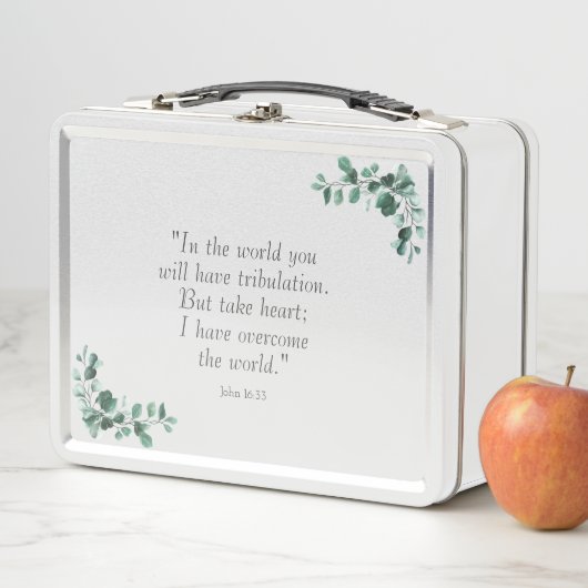 Lunch Box Jean 16:33 Versets de la Bible pour vous encourage (En situation)