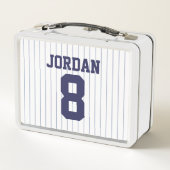 Lunch Box Jersey de baseball avec nom et numéro personnalisé (Dos)
