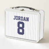 Lunch Box Jersey de baseball avec nom et numéro personnalisé (Devant)