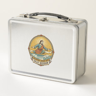 Lunch Box Jésus a laissé tomber du savon mouillé en glissant